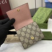 Okify Gucci Pink Small Wallet 598587 12x10x3cm - 2