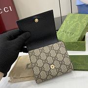 Okify Gucci Black Small Wallet 598587 12x10x3cm - 4