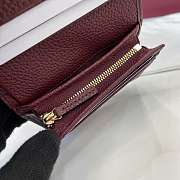 Okify Gucci Red Burgundy GG Canvas Small Wallet 841358 11x8.5x3cm - 4