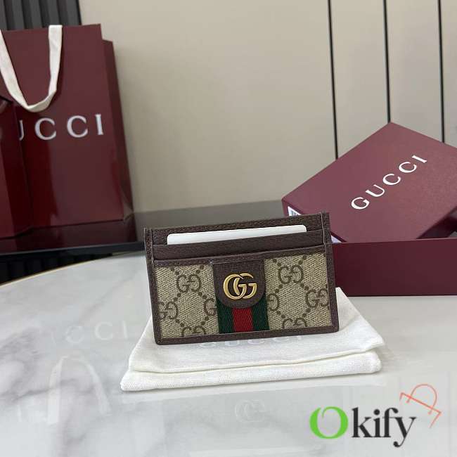 Okify Gucci Ophidia Card Holder 834795 11x7cm - 1