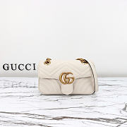 Okify Gucci Marmont Bag White Heart 446744 23x14x6cm - 1