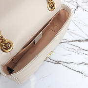 Okify Gucci Marmont Bag White Heart 446744 23x14x6cm - 4