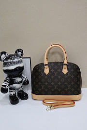 Okify Louis Vuitton Alma PM Bag Beige Monogram 32x24x15cm - 1