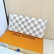Okify Louis Vuitton Emilie Damier Pink Long Wallet M60136 19x10x2cm - 2