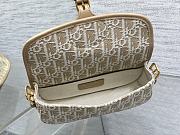 Okify Dior Bobby East West Bag Beige Oblique 21x12x5.1cm - 3