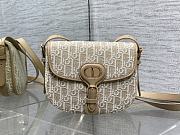 Okify Dior Bobby East West Medium Bag Beige Oblique 22x17x6cm - 1