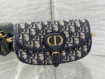 Okify Dior Bobby Bag Blue Oblique 21x12x5cm