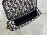 Okify Dior Bobby Bag Blue Oblique 21x12x5cm - 6