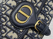 Okify Dior Bobby Bag Blue Oblique 21x12x5cm - 2