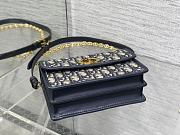 Okify Dior Miss Caro Mini Bag Blue Oblique 18x12x5.5cm - 6