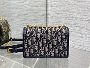 Okify Dior Miss Caro Mini Bag Blue Oblique 18x12x5.5cm - 5