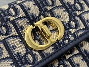 Okify Dior Miss Caro Mini Bag Blue Oblique 18x12x5.5cm - 2