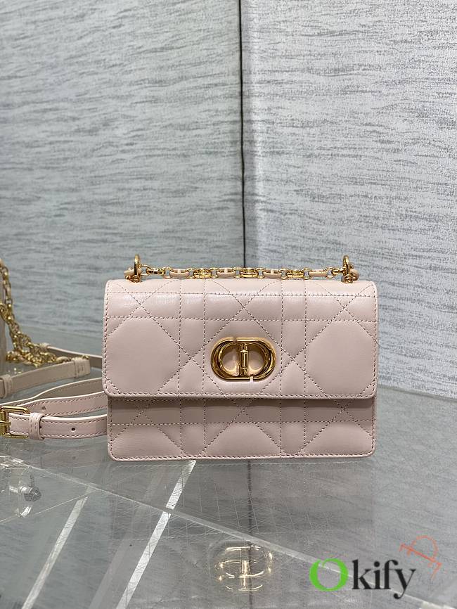 Okify Dior Miss Caro Mini Bag Pink 17.3x13x7.5cm - 1