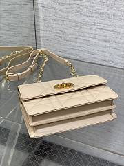 Okify Dior Miss Caro Mini Bag Beige 17.3x13x7.5cm - 4
