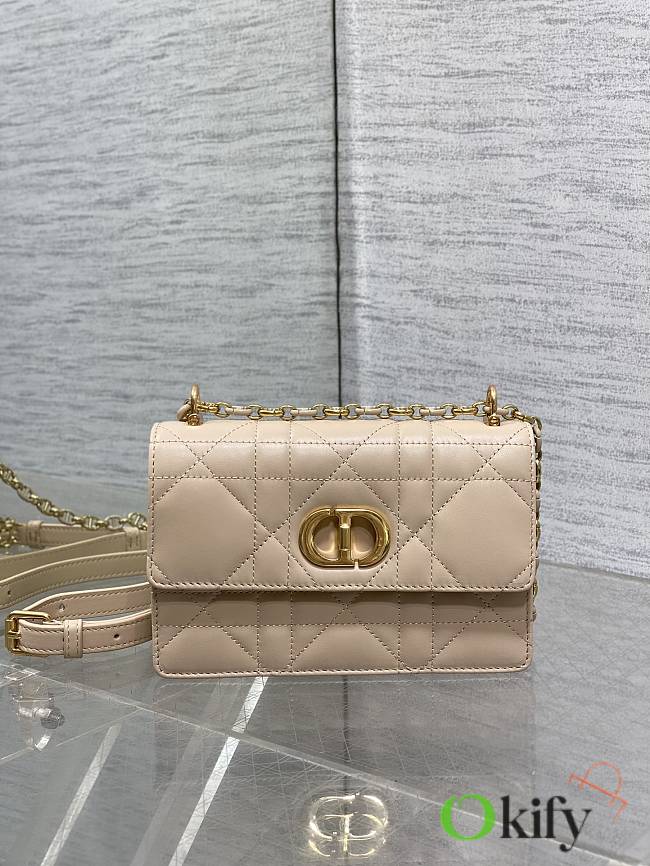Okify Dior Miss Caro Mini Bag Beige 17.3x13x7.5cm - 1