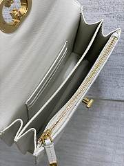 Okify Dior Miss Caro Mini Bag White 17.3x13x7.5cm - 3