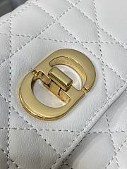 Okify Dior Miss Caro Mini Bag White 17.3x13x7.5cm - 2