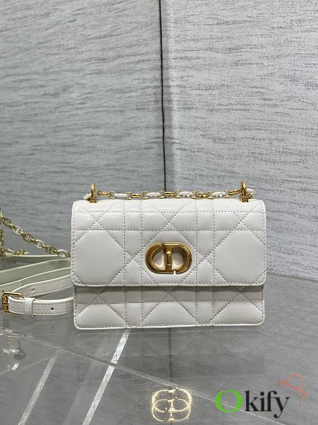 Okify Dior Miss Caro Mini Bag White 17.3x13x7.5cm - 1