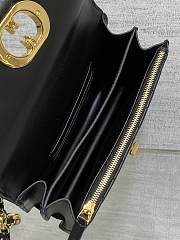 Okify Dior Miss Caro Mini Bag Black 17.3x13x7.5cm - 5
