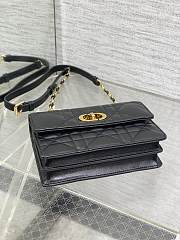 Okify Dior Miss Caro Mini Bag Black 17.3x13x7.5cm - 4