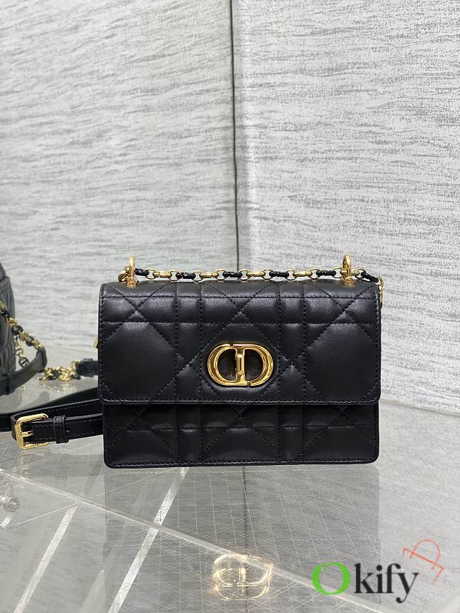 Okify Dior Miss Caro Mini Bag Black 17.3x13x7.5cm - 1