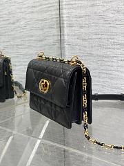 Okify Dior Miss Caro Mini Bag Black 17.3x13x7.5cm - 3