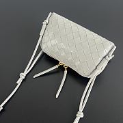 Okify Bottega Veneta Concert Pouch Bag Gray 18.5x11.5x8.5cm - 5
