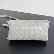 Okify Bottega Veneta Concert Pouch Bag Gray 18.5x11.5x8.5cm - 6