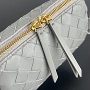 Okify Bottega Veneta Concert Pouch Bag Gray 18.5x11.5x8.5cm - 2