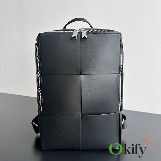 Okify Bottega Veneta Arco Black Backpack 34x24x12cm - 1