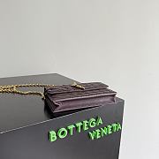 Okify Bottega Veneta Andiamo Pouch On Chain Bag Red Burgundy 19x11.5x4cm - 5