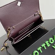 Okify Bottega Veneta Andiamo Pouch On Chain Bag Red Burgundy 19x11.5x4cm - 2