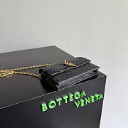 Okify Bottega Veneta Andiamo Pouch On Chain Bag Black 19x11.5x4cm - 6
