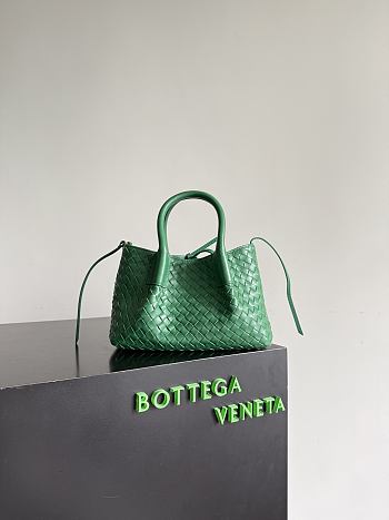 Okify Bottega Veneta Small Pinacoteca Bag Dark Green 24x15x12cm