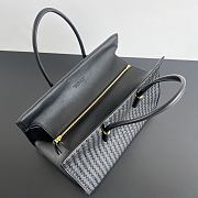 Okify Bottega Veneta Barbara Tote Bag Black 37x27x24cm - 3