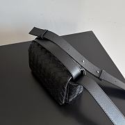 Okify Bottega Veneta Mini Bag With Flap Black 20x12x6.5cm - 4
