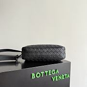 Okify Bottega Veneta Intrecciato Camera Bag Black 24.5x15x6cm - 5