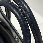 Okify Hermes Garden Party Bag Dark Blue 30cm - 3