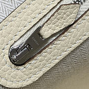 Okify Hermes Garden Party Bag Off White 30cm - 6