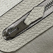 Okify Hermes Garden Party Bag White 30cm - 2