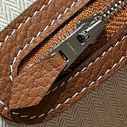 Okify Hermes Garden Party Bag Golden Brown 30cm - 5