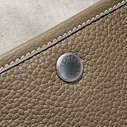Okify Hermes Garden Party Bag Gray Elephant 30cm - 3