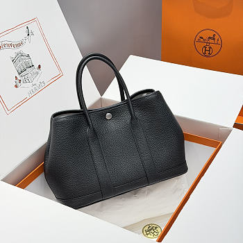 Okify Hermes Garden Party Bag Black 30cm