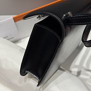 Okify Hermes Constance Elan Bag Black Silver Hardware 24x12x4cm - 6