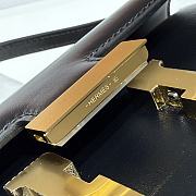 Okify Hermes Constance Elan Bag Black Gold Hardware 24x12x4cm - 4