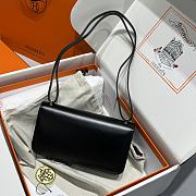 Okify Hermes Constance Elan Bag Black Gold Hardware 24x12x4cm - 2