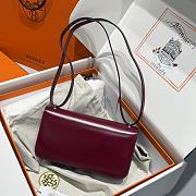 Okify Hermes Constance Elan Bag Red Pink 24x12x4cm - 4