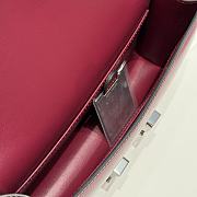 Okify Hermes Constance Elan Bag Red Pink 24x12x4cm - 6
