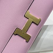 Okify Hermes Constance Elan Bag Pink 24x12x4cm - 3