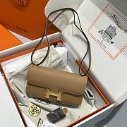 Okify Hermes Constance Elan Bag Beige Gold Hardware 24x12x4cm - 1